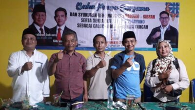 Serikat Tani Merdeka Sragen Dukung Mantan Ajudan Prabowo Jadi Calon Gerbernur Jateng