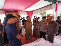 Bupati dan Forkopimda Kabupaten Asahan Tinjau Pendistribusian Logistik Pemilu 2024 di Kecamatan Simpang Empat