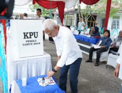 Pastikan Pemilu 2024 Berjalan Aman dan Lancar, Bupati Asahan Tinjau Beberapa TPS