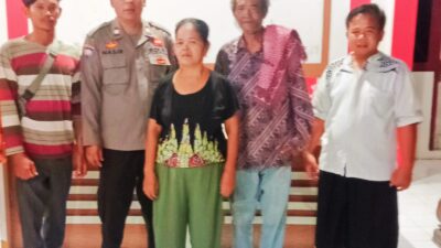 Yanto, warga Semarang Barat dijemput keluarganya di Sragen. (Masrikin/kabarterdepan.com)