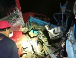 Kecelakaan Truk Vs Truk di Bypass Mojokerto, Ini Pengakuan Sopir