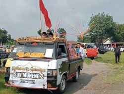 Sambut Ramahan, Ratusan Siswa SD di Purwoasri Kediri Ikuti Pawai Taaruf