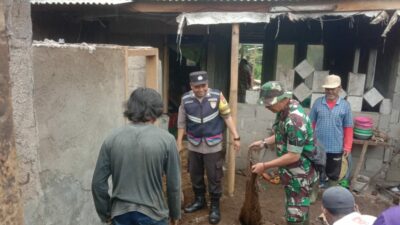 Kompak, Sinergitas TNI Polri dan Masyarakat Evakuasi Tanah Longsor di Bumiaji Kota Batu