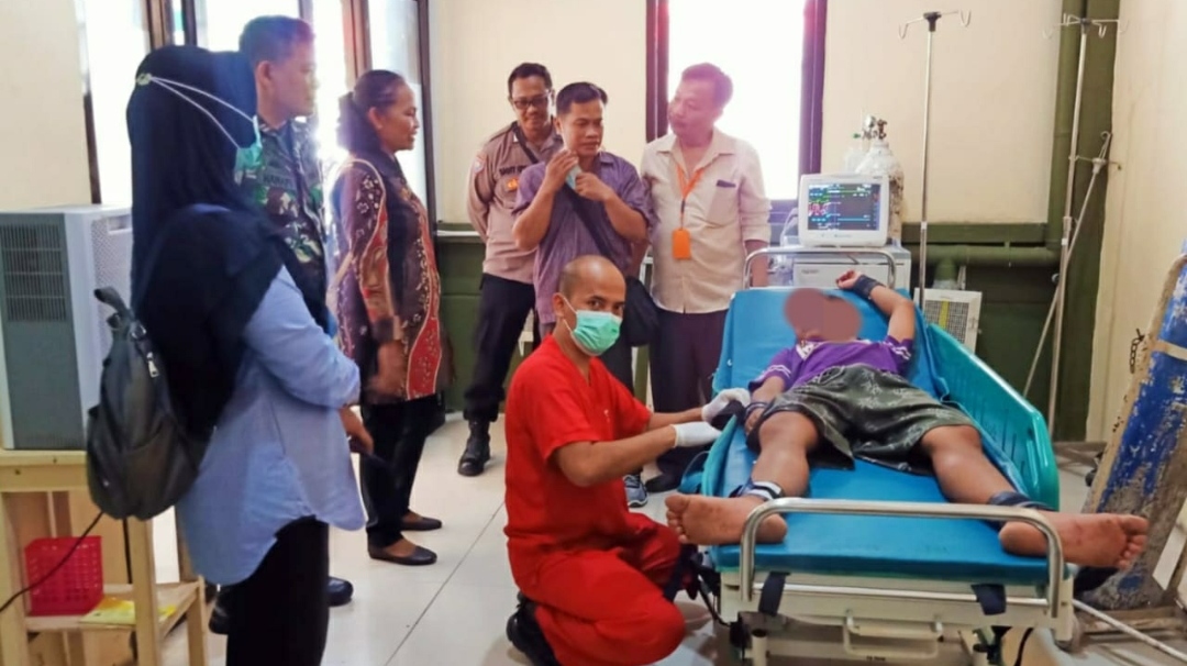 IMG 20240320 053414 1 Kondisi RQI setelah diamankan warga. (Masrikin/kabarterdepan.com)