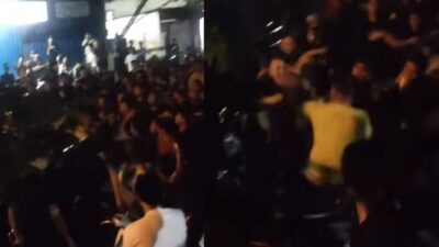 Kolase pengeroyokan anggota TNI di Pamekasan Madura. (Tangkapan layar instagram @jambul_merah_idn)