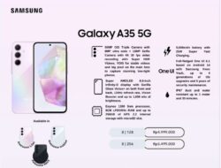 Akhirnya Rilis di Indonesia! Ini Detail Spesifikasi dan Harga Samsung Galaxy A35