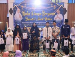 Ramadan Momen Penuh Berkah, Ratusan Anak Yatim Pacet Buka Bersama Bupati Mojokerto