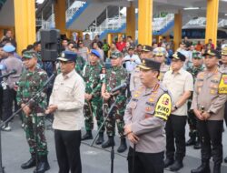 Kapolri Bersama Panglima TNI dan Menhub Tinjau Kesiapan Layanan Mudik di Terminal Purabaya