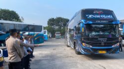 Ringankan Beban Pemudik, Polres Grobogan Sediakan 2 Bus Balik Mudik Gratis