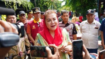 Wali Kota Semarang, Hevearita Gunaryanti Rahayu saat memberikan keterangan kepada awak media, Selasa (16/4/2024). (Ahmad/kabarterdepan.com)