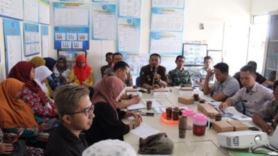 Rapat koordinasi UMKM Kecamatan Sukorambi Jember. (Lana/kabarterdepan.com) 