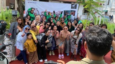 Srikandi, Komunitas Ojol perempuan di Semarang. (Ahmad/kabarterdepan.com)