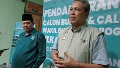 Ketua Desk Pilkada Grobogan PKB HM Nurwibowo, Kamis (25/4/2024). (Masrikin/kabarterdepan.com)