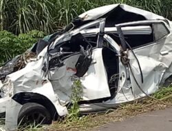Kecelakaan Mobil Ayla Vs Kereta Api di Sidoarjo, Satu Keluarga Luka Berat