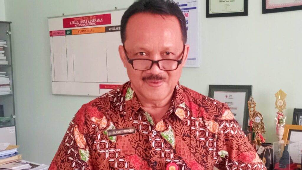 Dr Slamet Widodo, Kepala Dinas Kesehatan Kabupaten Grobogan. (Masrikin/kabarterdepan.com) 
