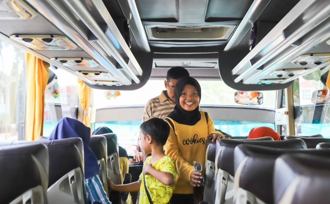 Ekspresi senang dari masyarakat Jember yang mengikuti trip JELITA. (Lana/kabarterdepan.com) 