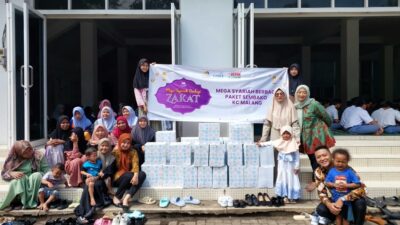 Wujud Kepedulian Masyarakat, Bank Mega Syariah Bagikan 5.800 Paket Sembako