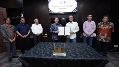 3 pengembang Kota Batu yang menyerahkan PSU, Kamis (4/4/2024). (Yan/kabarterdepan.com)
