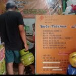 Salah satu pedagang kuliner di Grobogan yang kesulitan mendapatkan LPG 3 kg, (Masrikin/kabarterdepan.com)