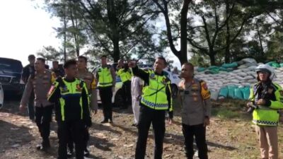 Polisi Mojokerto Pantau Jalur Turunan di Pacet, Rawan Rem Blong