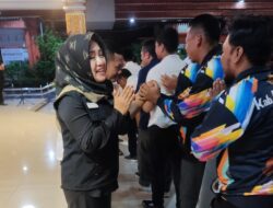 Bupati Ikfina Hadiri Halal Bihalal KONI Kabupaten Mojokerto, Singgung Anggaran?