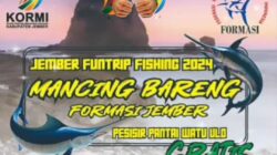 Ribuan Pemancing Meriahkan Jember Funtrip Fishing 2024 di Pantai Watu Ulo