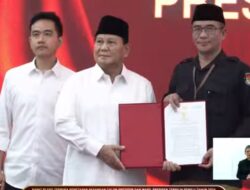 Resmi, KPU Tetapkan Prabowo dan Gibran sebagai Presiden dan Wakil Presiden Periode 2024-2029