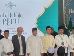 Prabowo Sampaikan Optimismenya Membangun Bangsa di Halal Bihalal PBNU