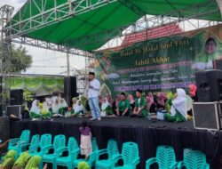 Hadiri Halal Bihalal PC Muslimat NU Kabupaten Mojokerto, Gus Barra Doakan Kompak Selalu