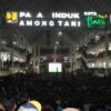 Meriah, Ribuan Warga Kota Batu Nobar Semifinal Piala Asia U-23 AFC 2024 di Pasar Induk Among Tani