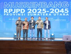 Wujud Kolaborasi, Wabup Asahan Ikuti Musrenbang RPJPD 2025-2045 Sumatera Utara