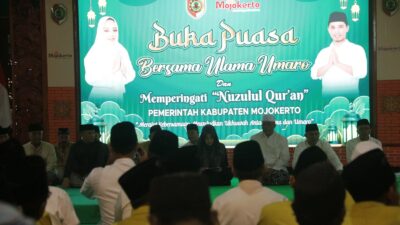 Peringati Nuzulul Quran, Bupati Mojokerto Buka Bersama Para Ulama dan Umara