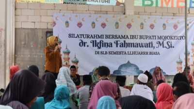 Berbagi Kebahagiaan, Bupati Mojokerto Silaturahmi Bersama Anak Berkebutuhan Khusus