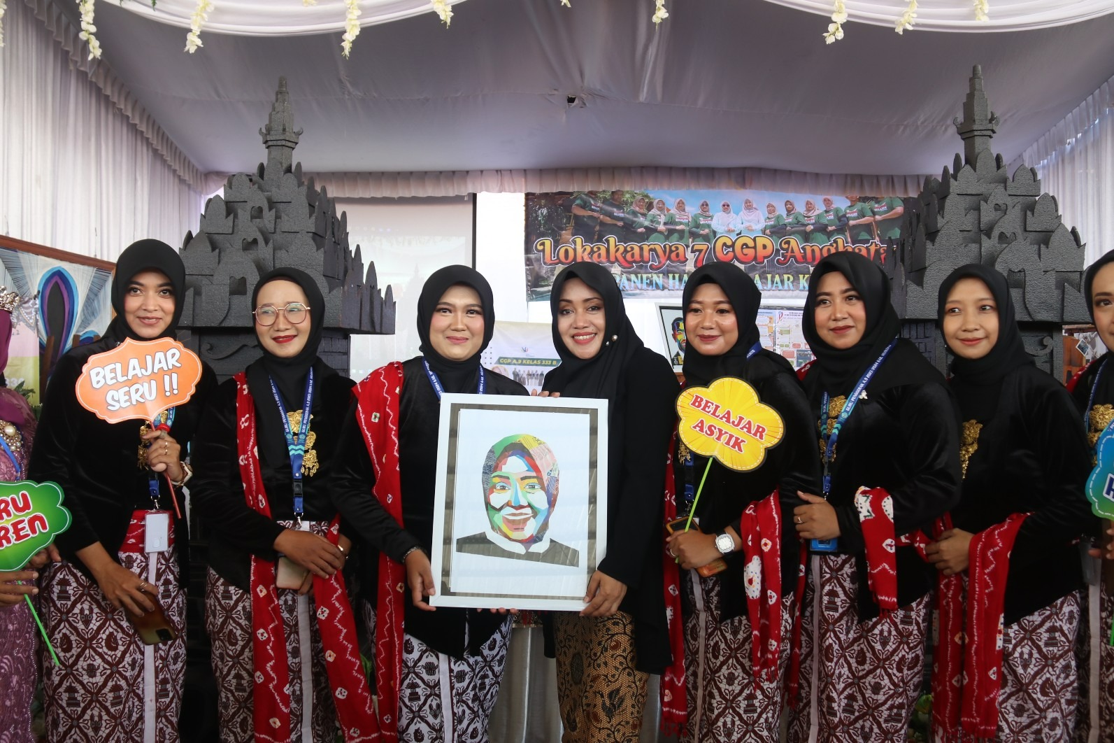 Bupati Mojokerto, Ikfina Fahmawati menghadiri Lokakarya 7 Pendidikan Guru Penggerak Angkatan 9 (Kominfo Kab Mojokerto)