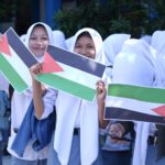 Ratusan Siswa SMA Muhammadiyah di  Grobogan Gelar Aksi Dukung Kemerdekaan Palestina