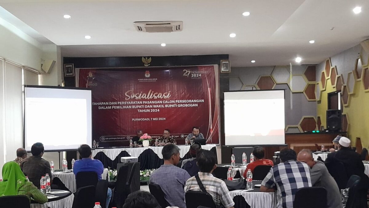 Perseorangan Boleh Mencalonkan Diri di Pilkada Grobogan 2024, Begini Syaratnya