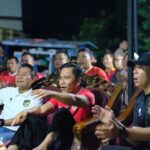 Keseruan Nobar Timnas Indonesia Bareng Gus Miftah di Grobogan