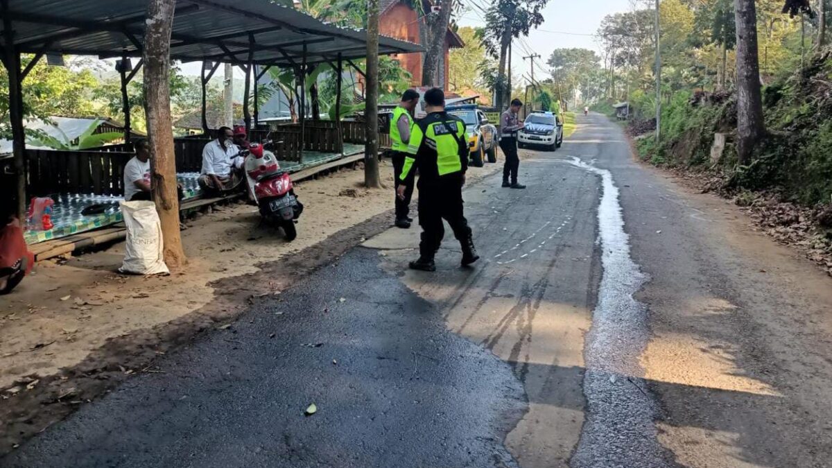 Inilah Identitas dan Kronologi Kendaraan Yang Terlibat Laka Lantas di Jalan Desa Trawas