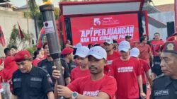 Api Abadi Diberangkatkan dari Semarang Menuju Rakernas V PDIP di Jakarta
