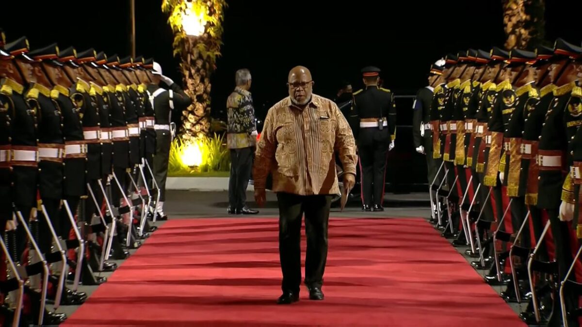 IMG 20240519 WA0039 2 Presiden Majelis Umum Perserikatan Bangsa-Bangsa (PBB) Dennis Francis saat tiba di welcoming dinner World Water Forum ke-10 di Taman Budaya Garuda Wisnu Kencana (GWK), Bali, Minggu (19/5/2024)