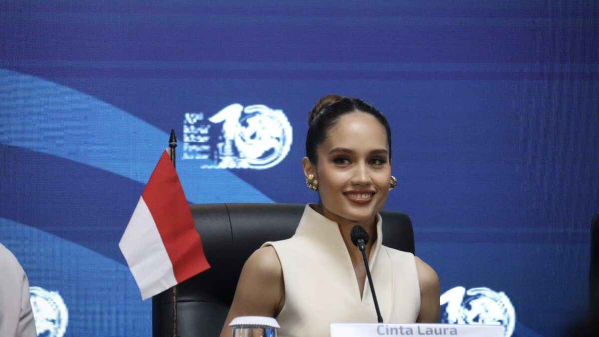IMG 20240520 WA0116 1 Cinta Laura, Duta Komunikasi World Water Forum. (Redaksi/kabarterdepan.com)