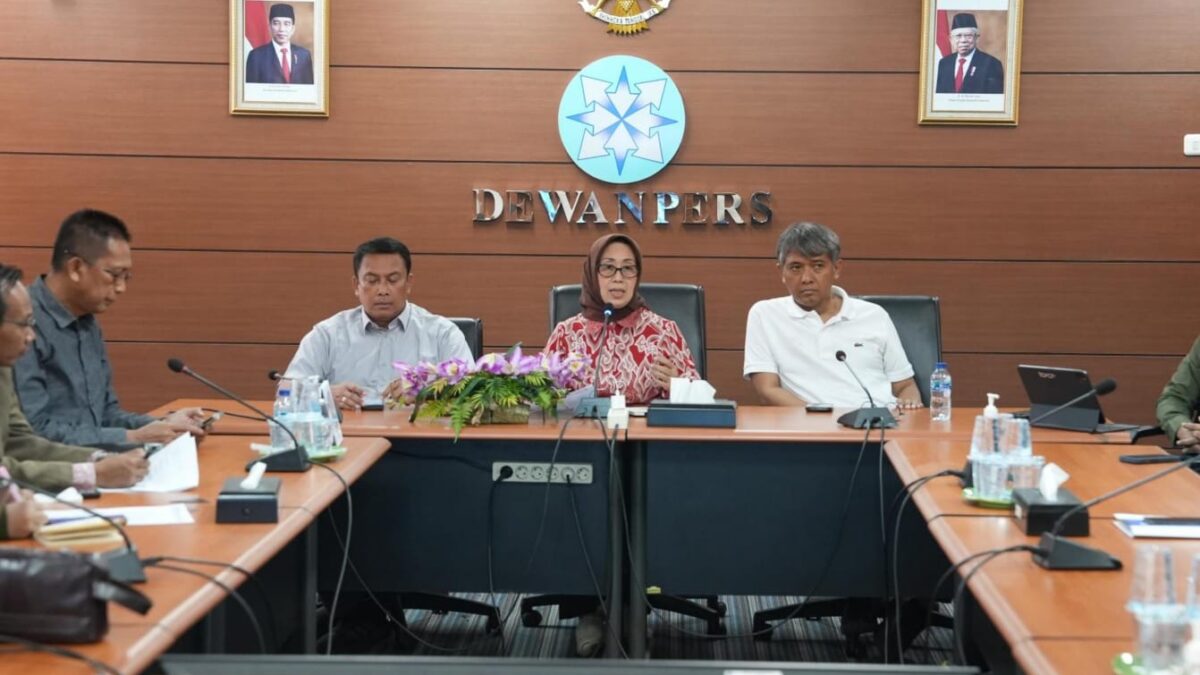 Dewan Pers bersama Komunitas Pers menolak draf RUU Penyiaran (Dok. Dewan Pers)