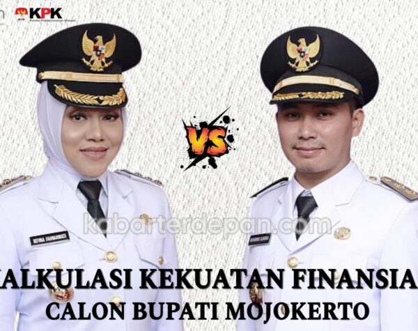 Inilah Kalkulasi Finansial 2 Calon Bupati Mojokerto pada Pilkada 2024