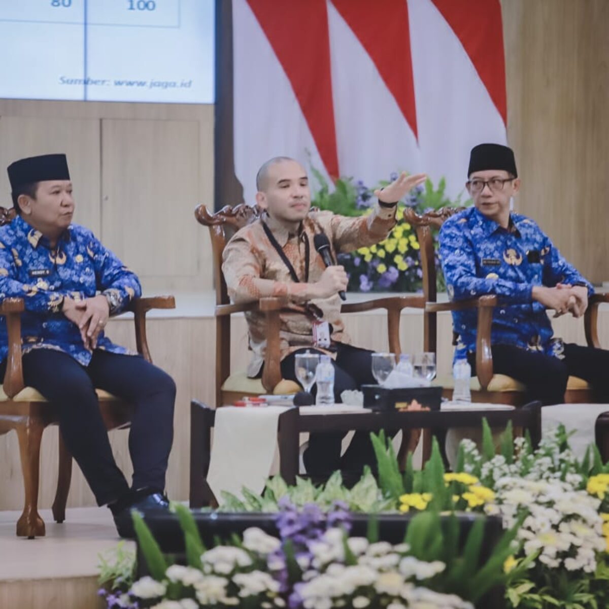 Kegiatan sosialisasi pencegahan korupsi KPK di Jember. (Lana/kabarterdepan.com) 