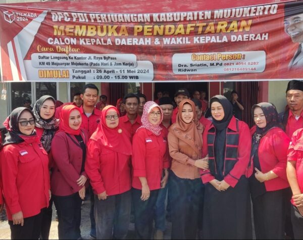 Bupati Mojokerto Kembalikan Formulir Penjaringan Cabup ke PDIP, Bocorkan Sosok Calon Wakil