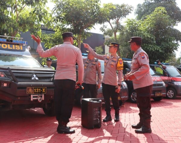 Pastikan Tour De Panderman Berjalan Lancar, Kapolres Batu Lakukan Pengecekan Ranmor Dinas Anggota