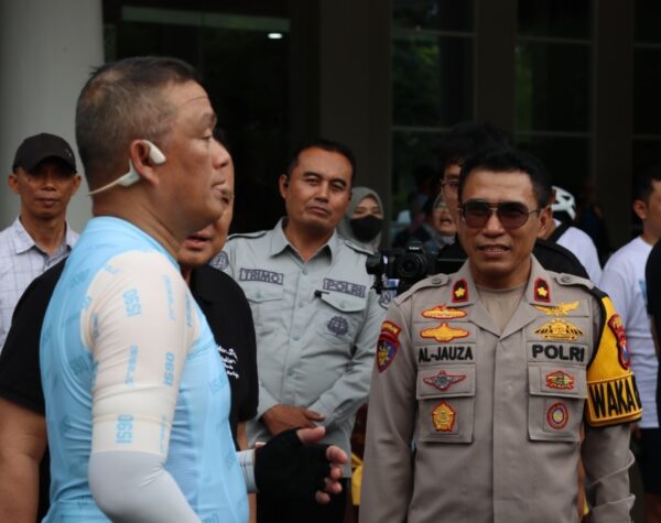 Gladi Bersih Pengamanan Tour De Panderman, Kapolda Jatim Cek Jalur di Kota Batu