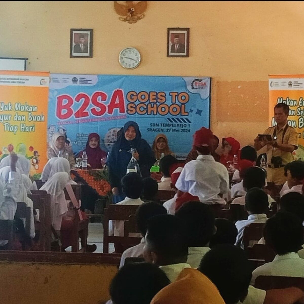 Sosialisasi B2SA Goes To School Sasar Ratusan Siswa SD di Sragen
