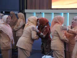 Bupati Ikfina Halal Bihalal Bersama Dharma Wanita Persatuan Kabupaten Mojokerto