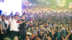Membludak! Ribuan Warga Ramaikan SOMA Night Run di Kota Mojokerto